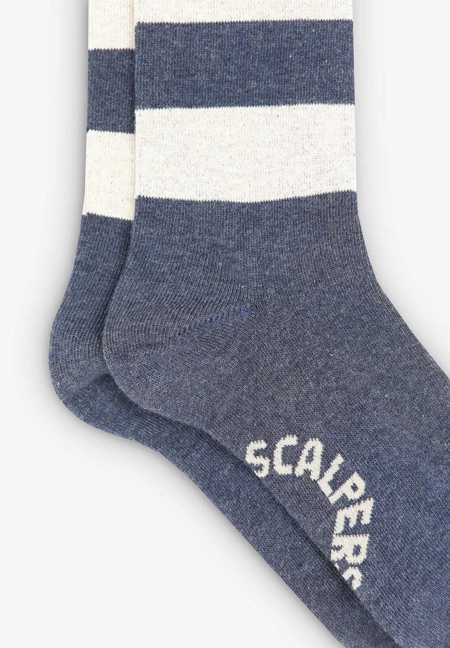 Scalpers Striped Skull Socks | Socks