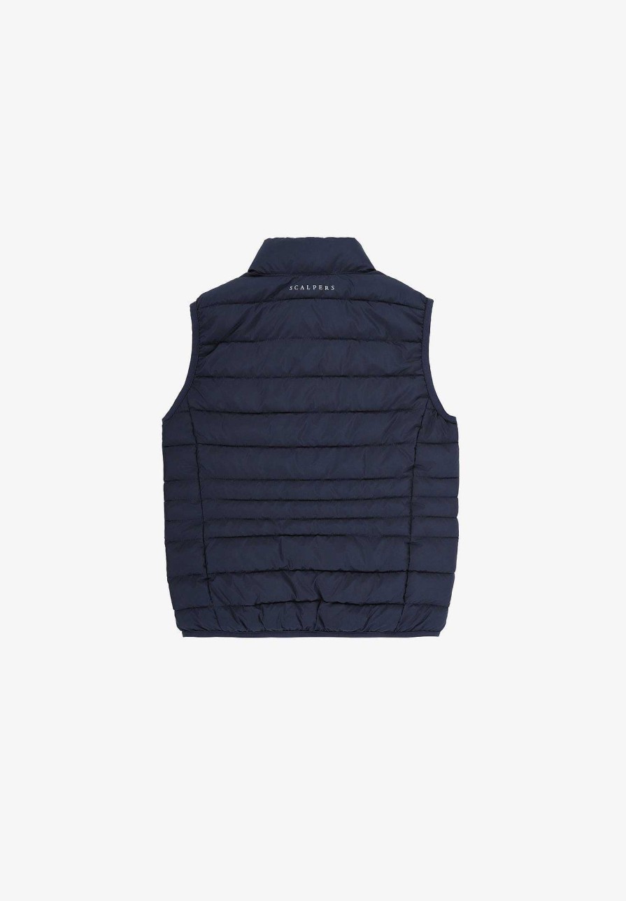 Scalpers Skull Padded Vest | Jackets And Vests