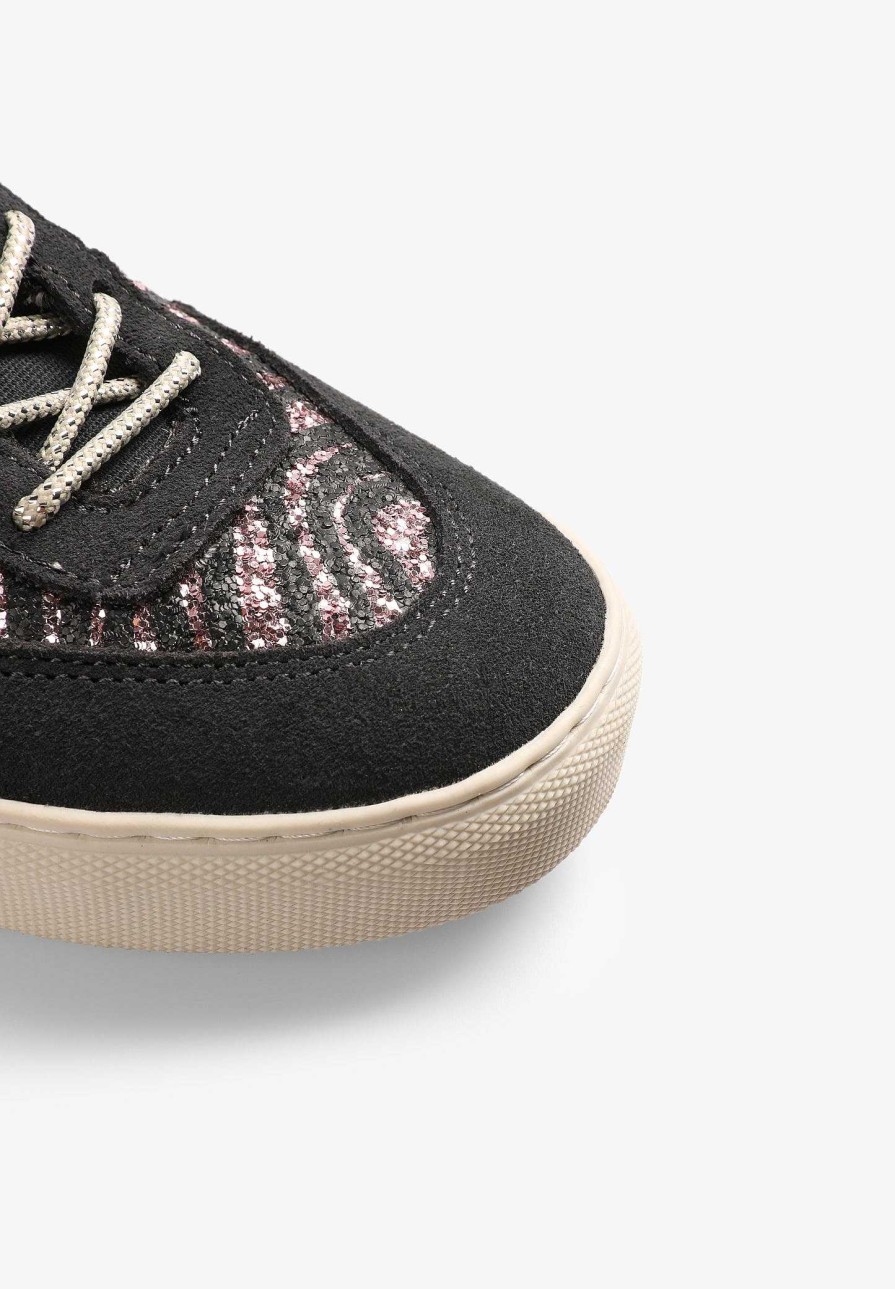 Scalpers Animal Print Glitter Sneakers | Sneakers