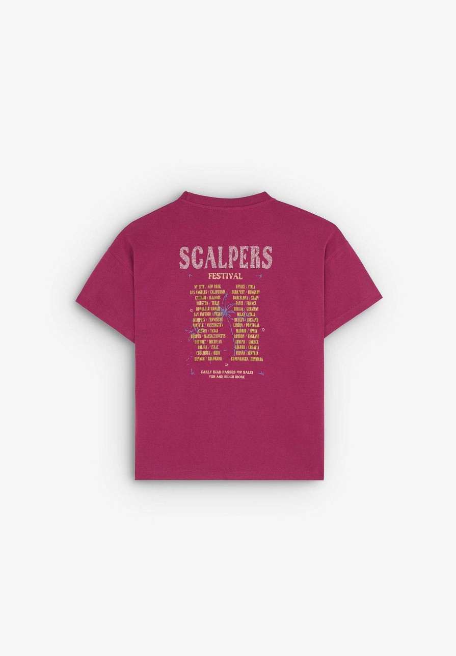 Scalpers Festival Print T-Shirt | T-Shirts And Tops