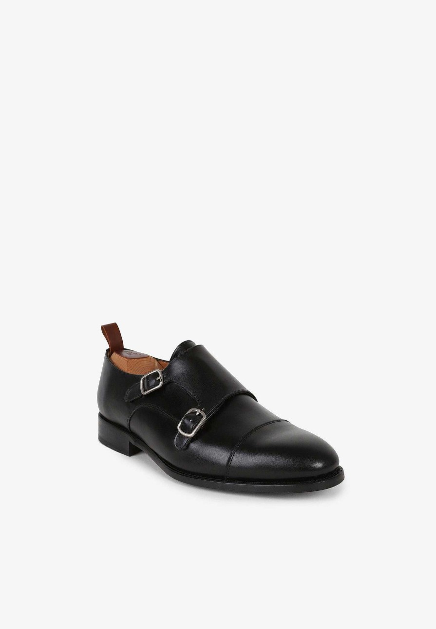 Scalpers Double Monk Leather Dress Shoes | Formal