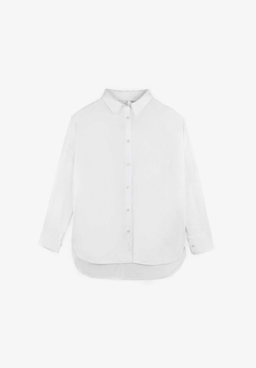 Scalpers Oxford Shirt With Button Collar | Shirts