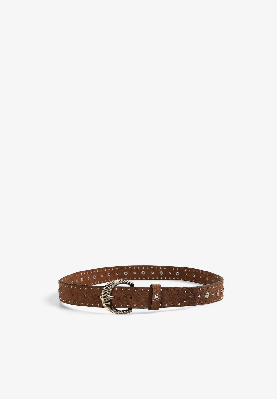 Scalpers Suede Studs Belt | Belts