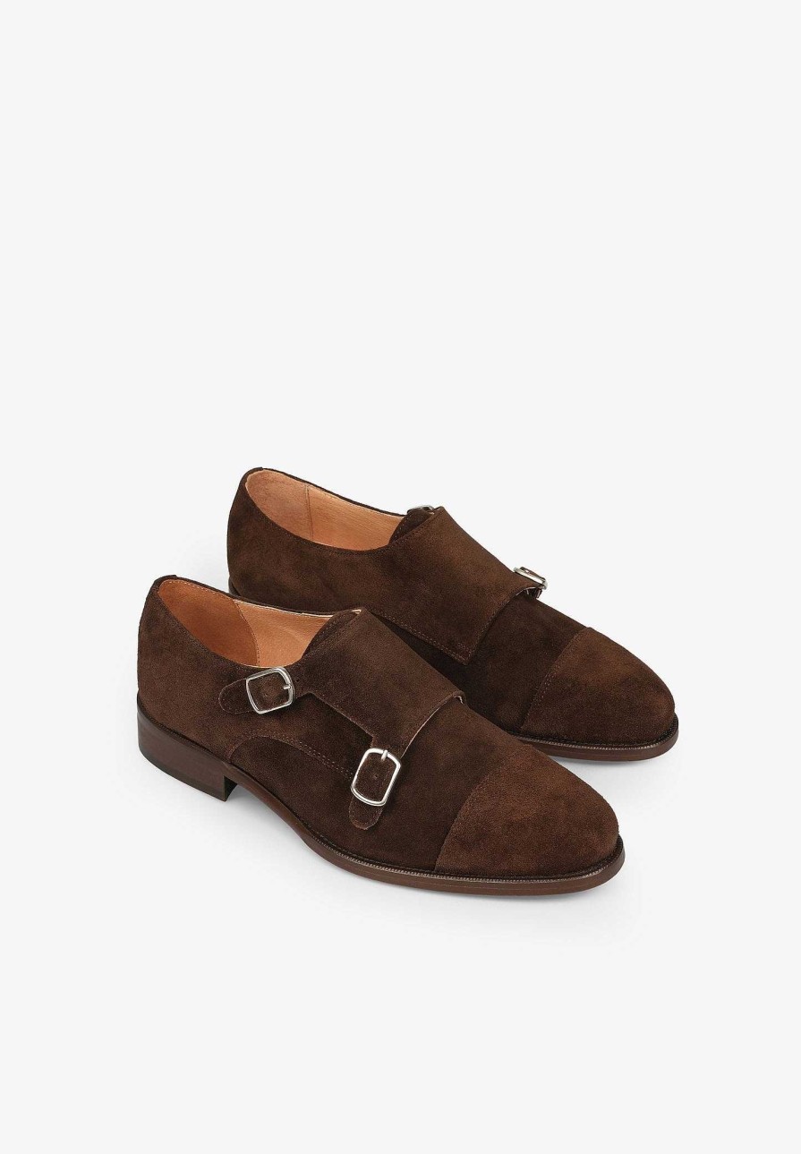 Scalpers Double Monk Leather Shoes | Formal