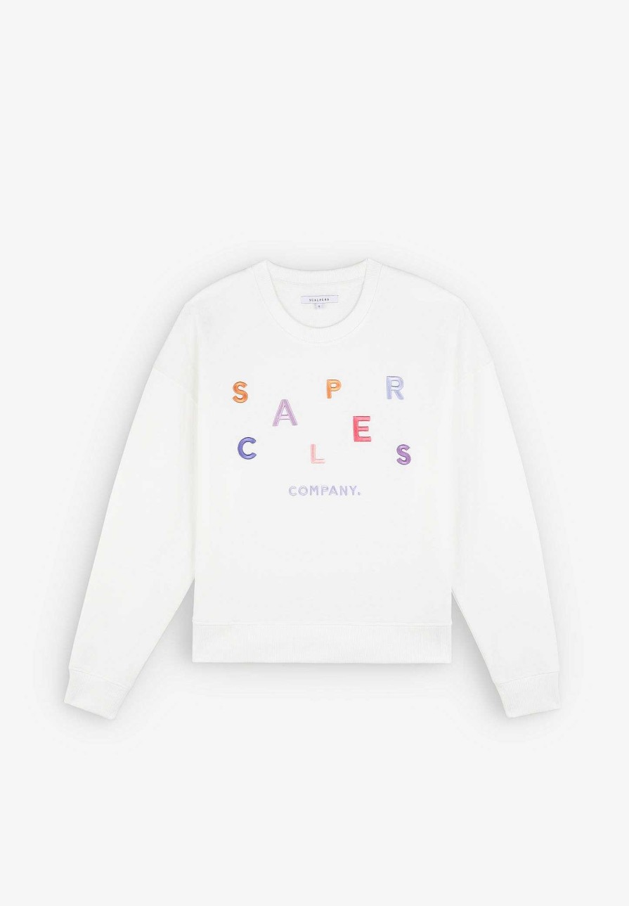 Scalpers Embroidered Logo Sweatshirt | Sweatshirts