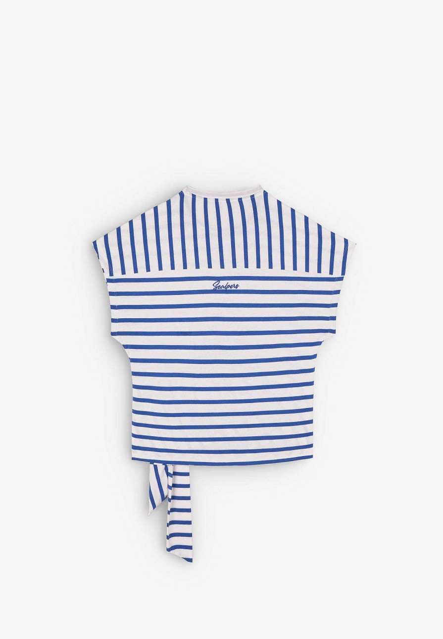 Scalpers Striped Knot T-Shirt | T-Shirts And Tops