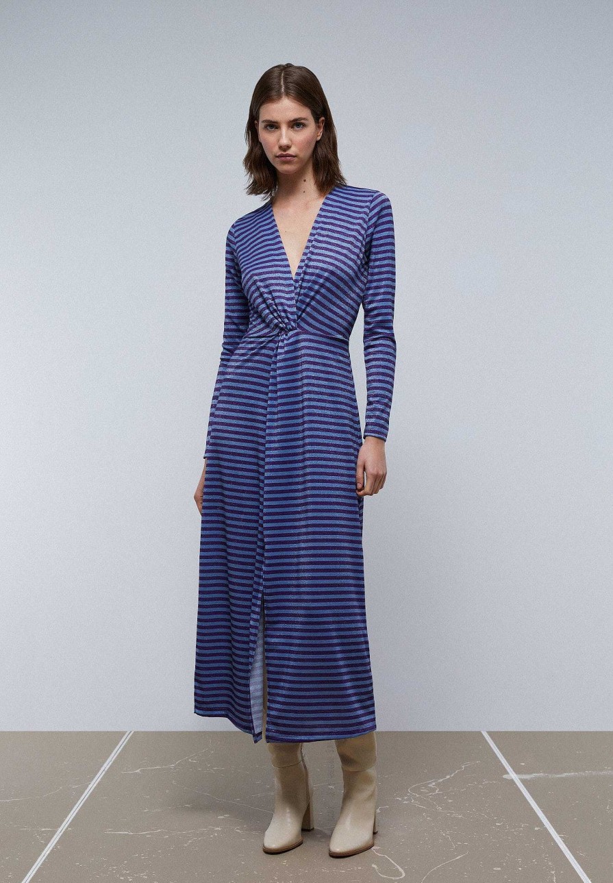 Scalpers Striped Lurex Dress | Dresses