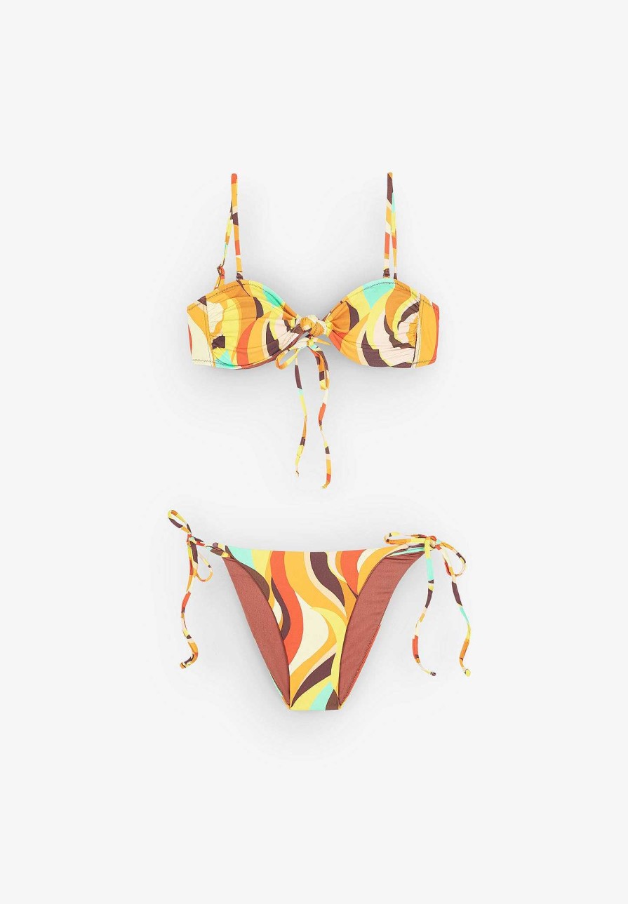 Scalpers Robin Collection | Fire Bandeau Bikini | Bikinis And Swimsuits