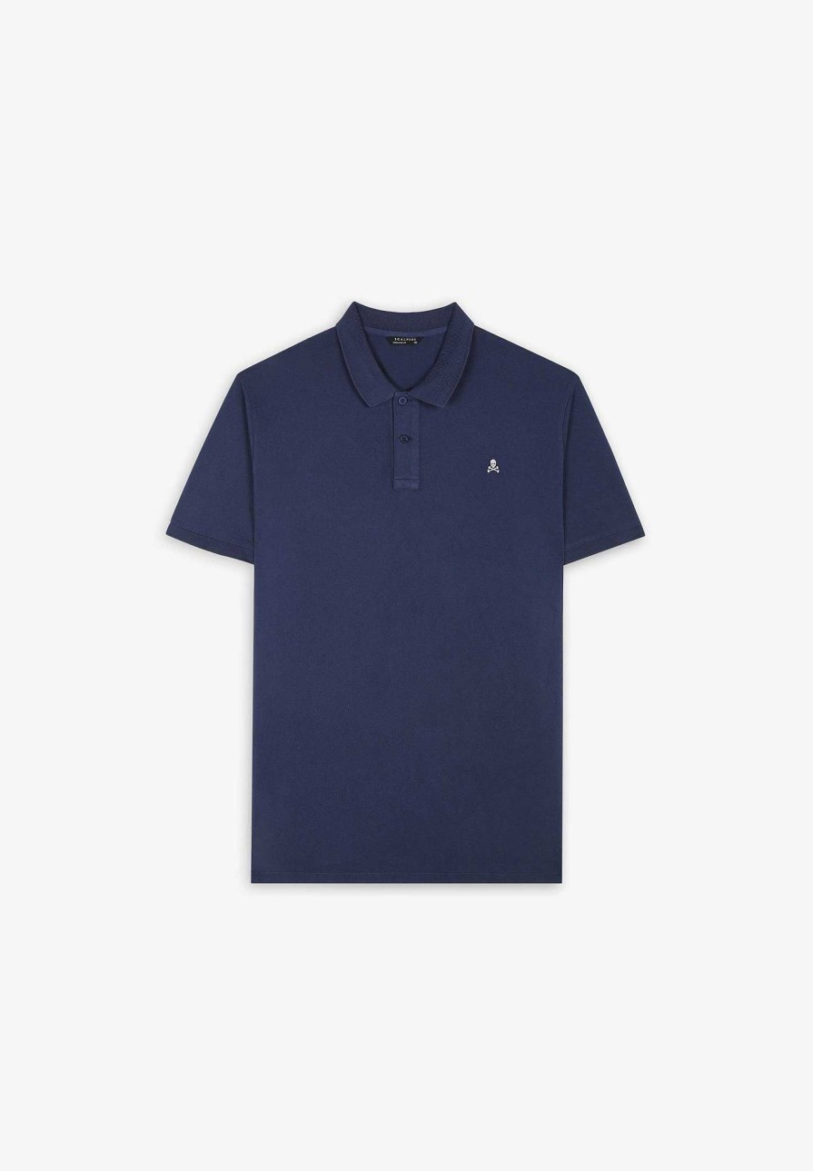 Scalpers Contrast Skull Basic Polo | Poles