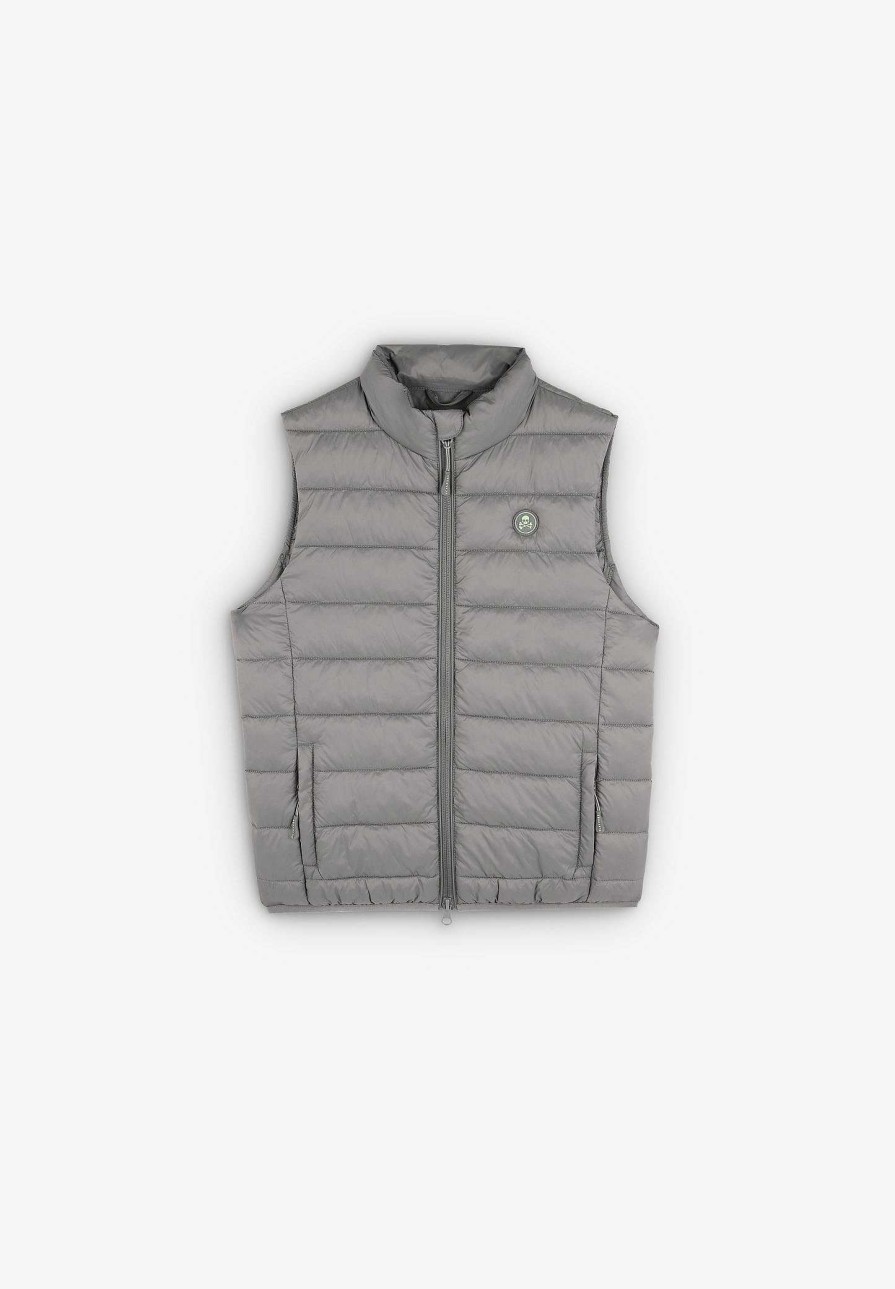 Scalpers Skull Padded Vest | Jackets And Vests