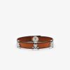 Scalpers Skull Leather Bracelet | Imitation Jewelry