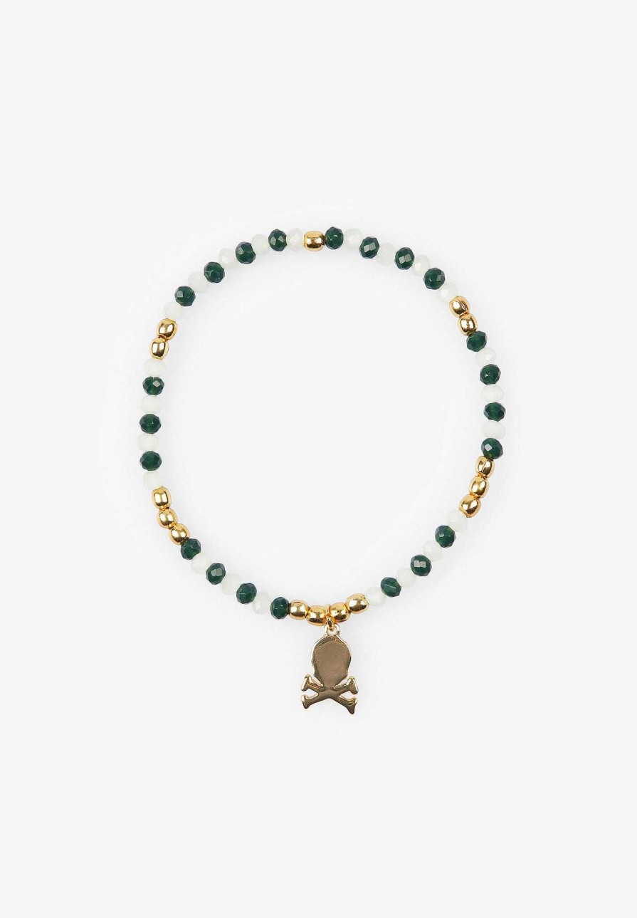 Scalpers Skull Beads Bracelet | Imitation Jewelry