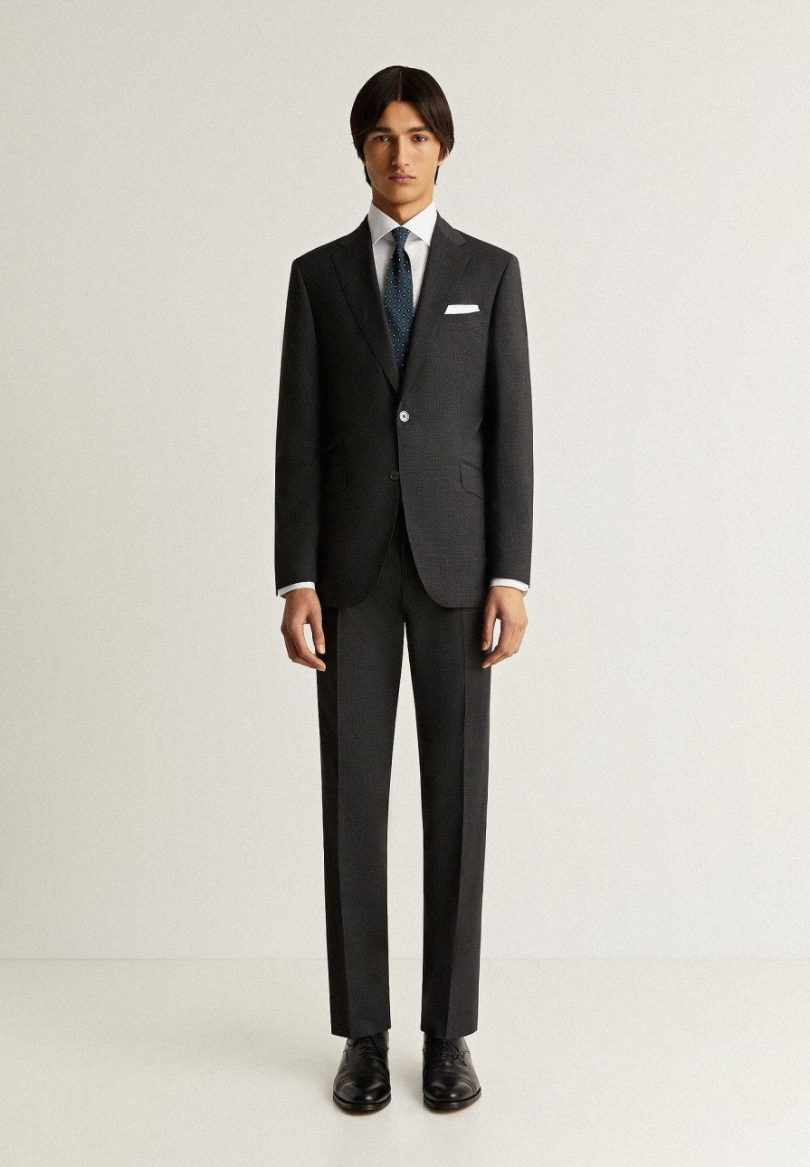 Scalpers Classic Gray Wool Suit | Suits