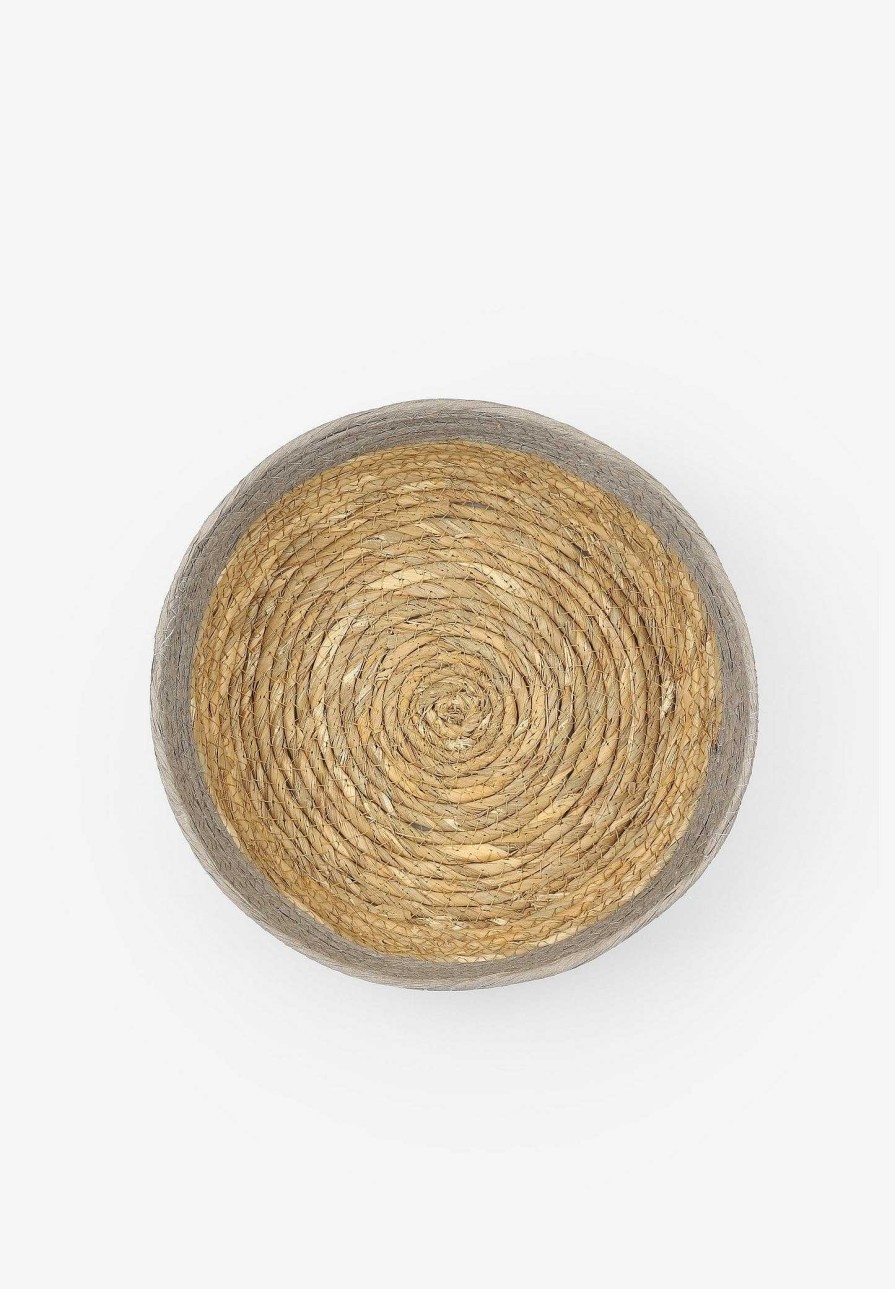 Scalpers Small Contrast Jute Basket | Decorative Accessories