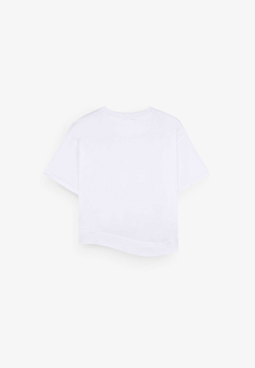 Scalpers Asymmetric Hem T-Shirt | T-Shirts And Tops