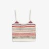 Scalpers Multicolor Crochet Top | T-Shirts And Tops