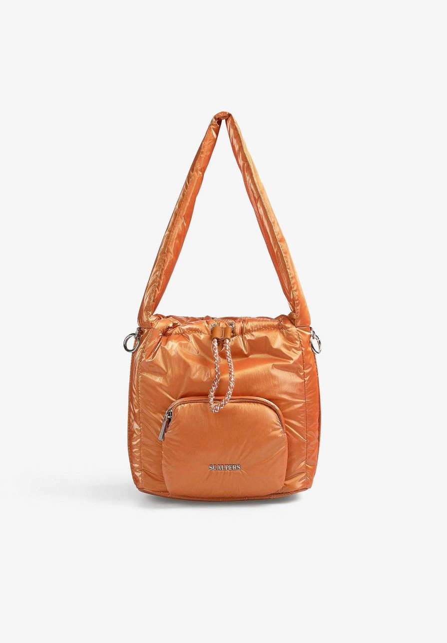 Scalpers Quilted Bucket Bag | Shoulder Bags