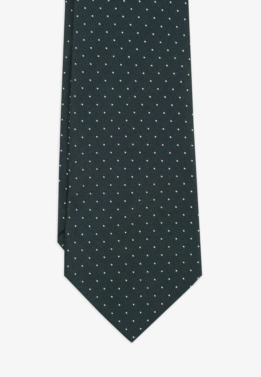 Scalpers Silk Tie 7 Folds Dots | Ties