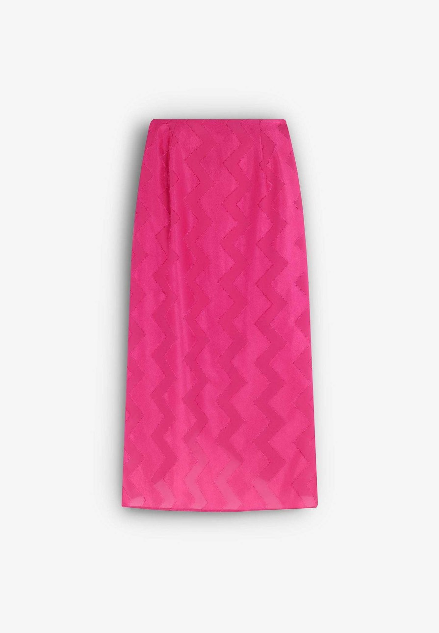 Scalpers Zigzag Jacquard Skirt | Skirts