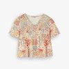 Scalpers Honeycomb Flower Blouse | Shirts