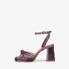 Scalpers Metallic Heeled Sandals Knot | Sandals