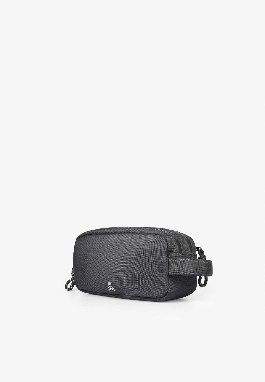 Scalpers Front Skull Toiletry Bag | Backpacks And Toiletry Bags