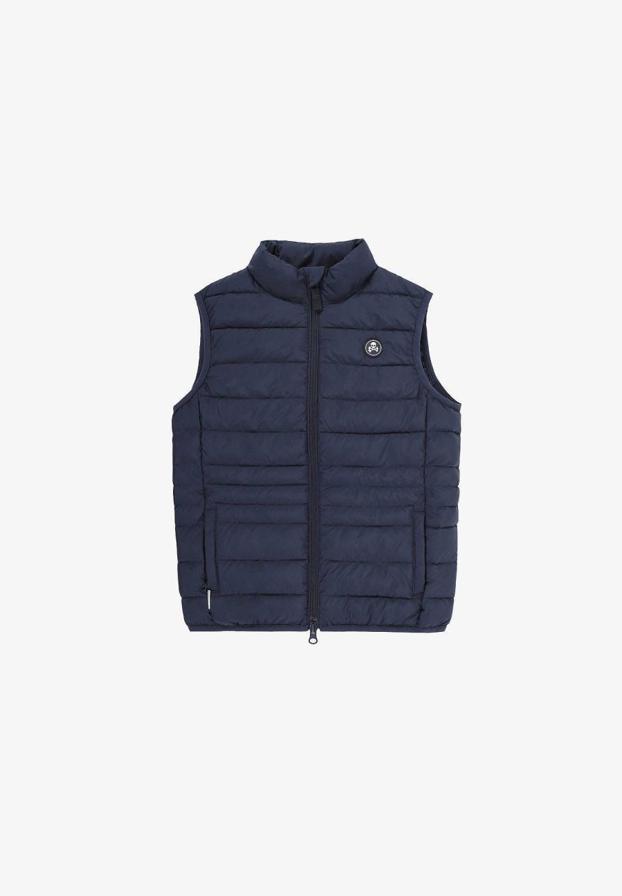 Scalpers Skull Padded Vest | Jackets And Vests