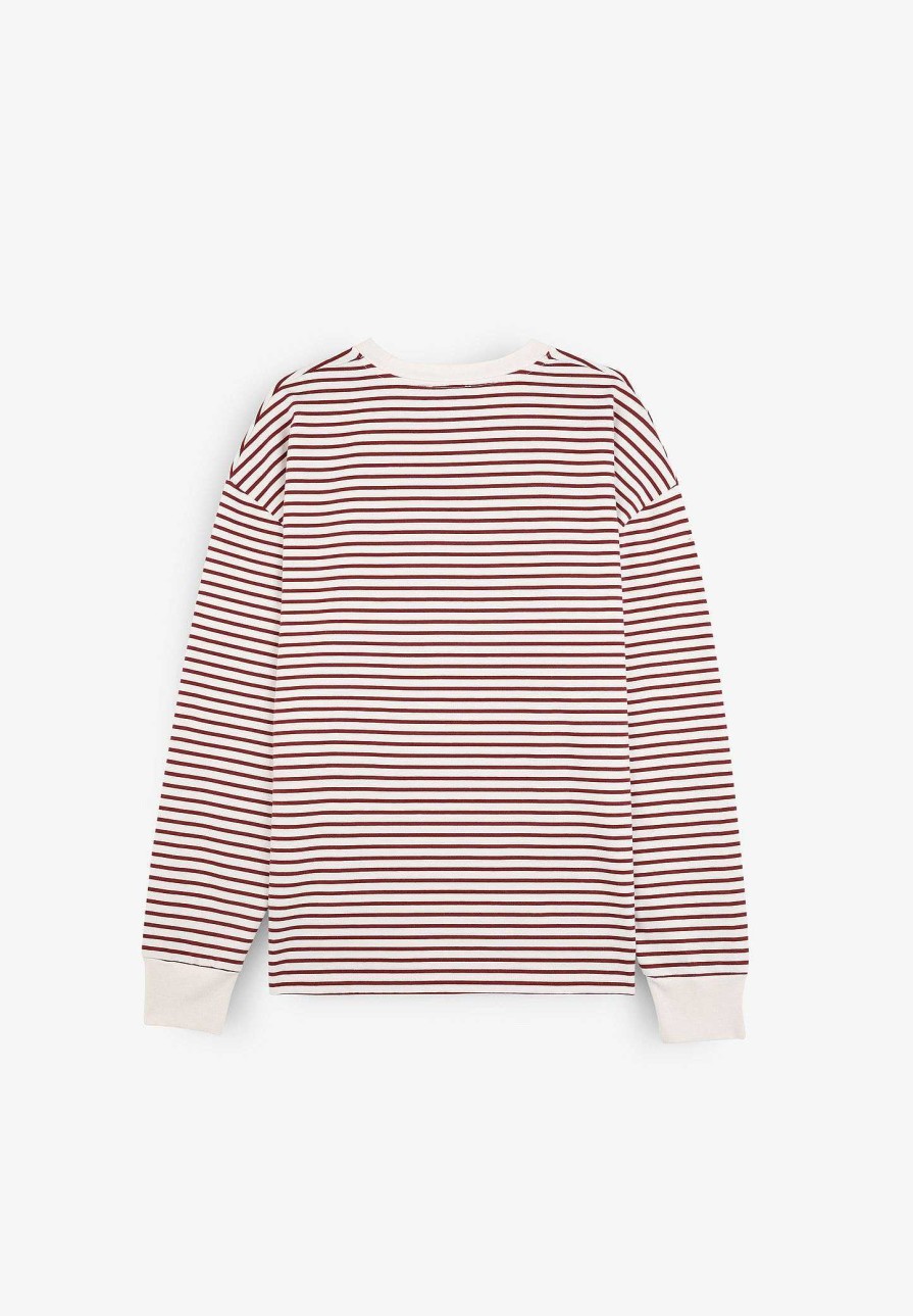 Scalpers Striped Long Sleeve T-Shirt | Sweatshirts