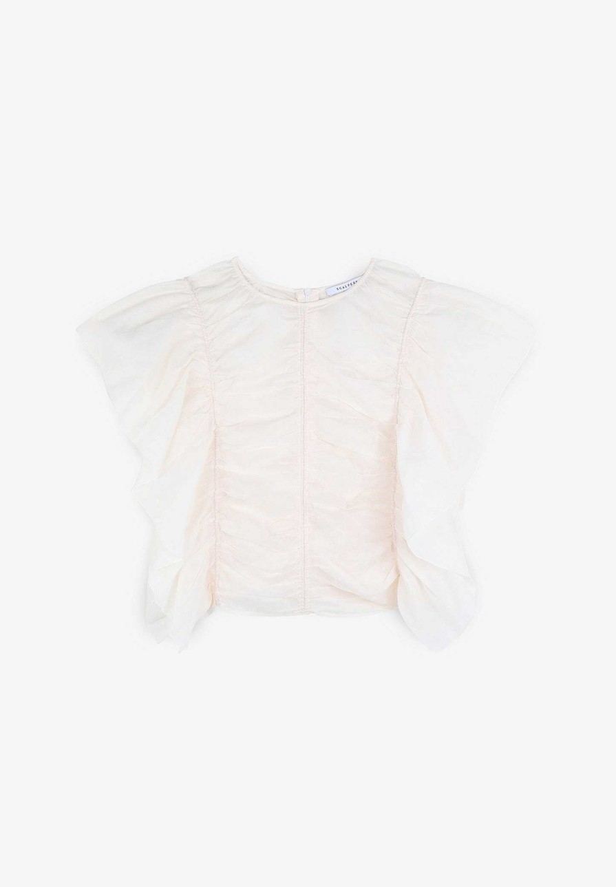 Scalpers Ruffled Gathered Top | T-Shirts And Tops