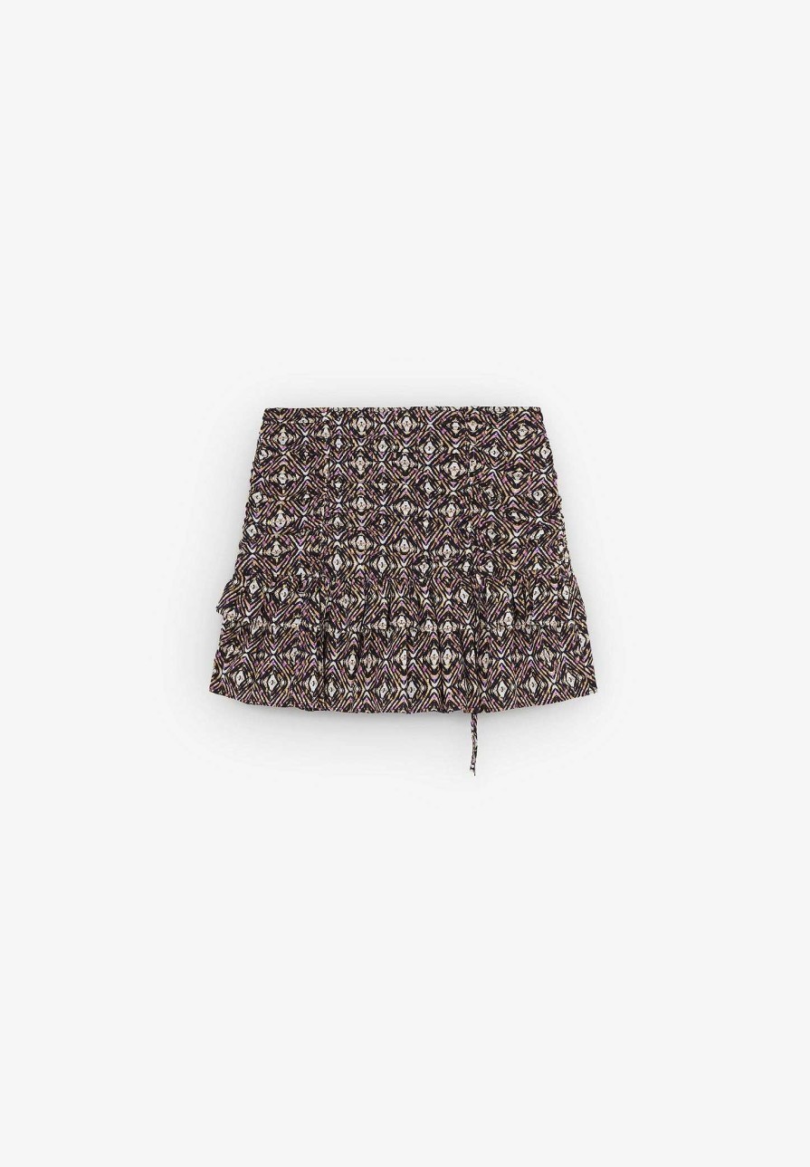 Scalpers Ruffled Gathered Mini Skirt | Skirts