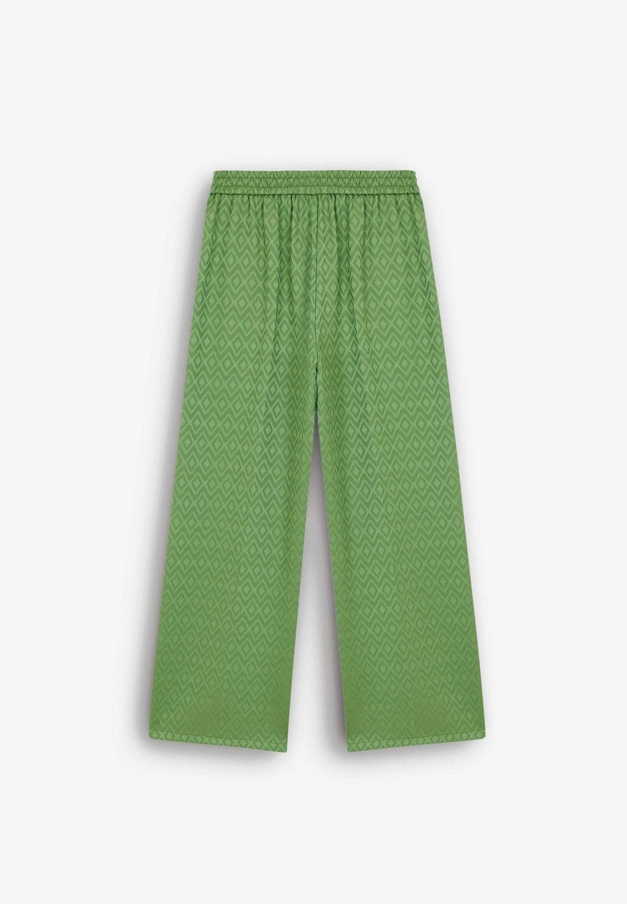 Scalpers Jacquard Woven Pants | Pants