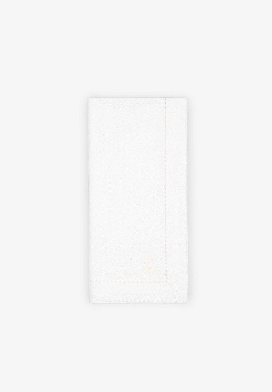 Scalpers Pack Of Linen Hemstitch Napkins | Table Linen