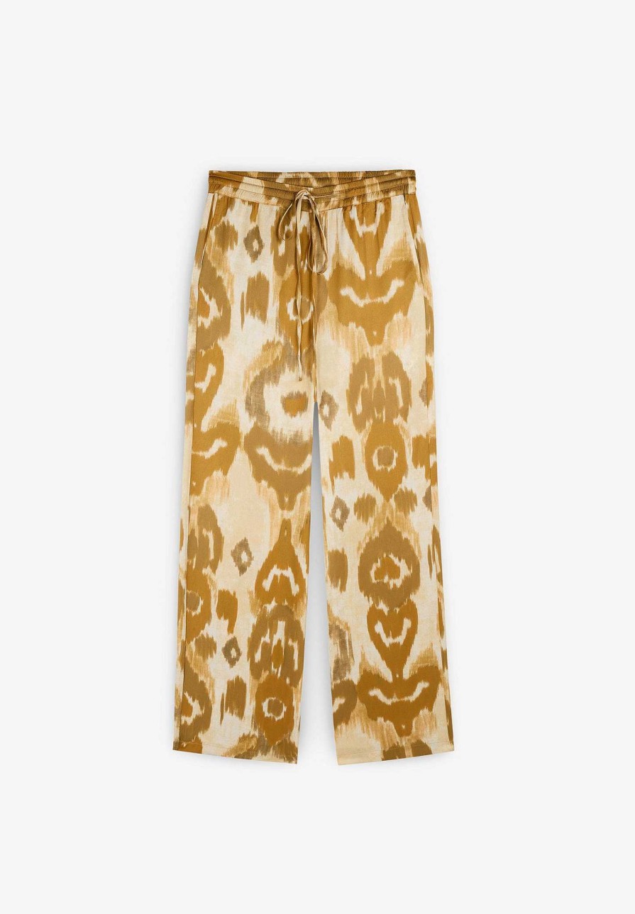 Scalpers Animal Print Fluid Pants | Pants