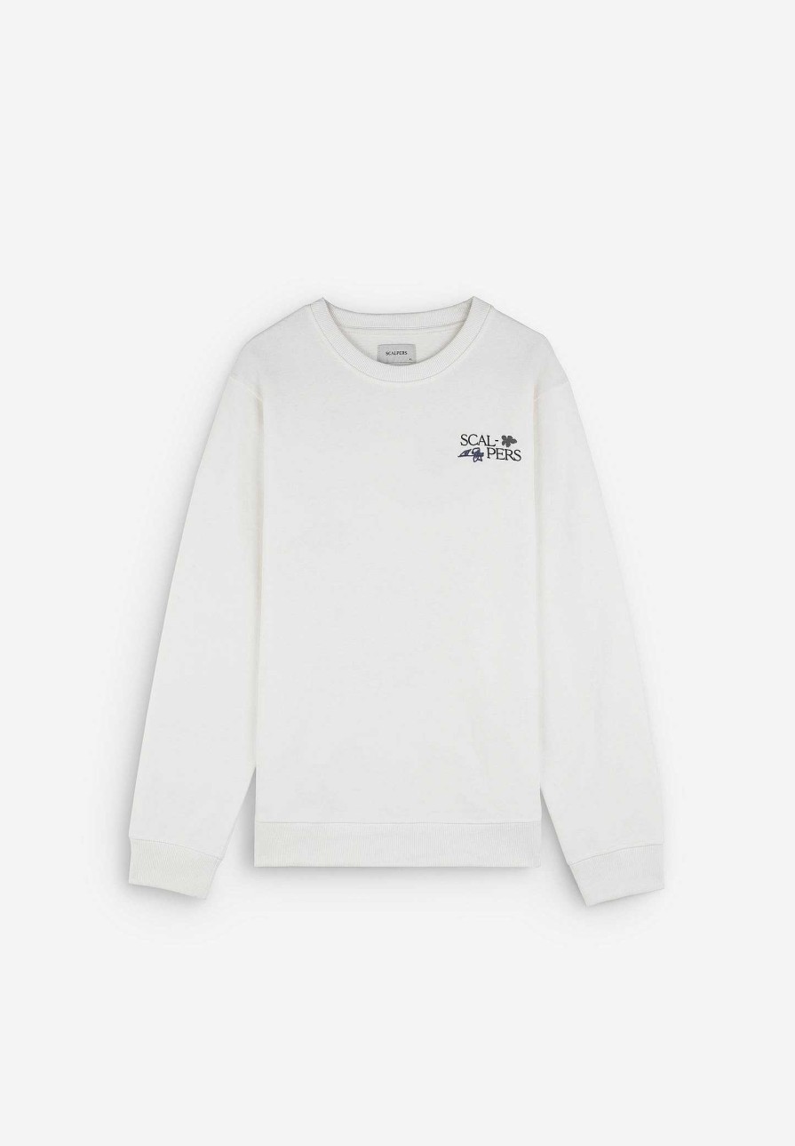 Scalpers Embroidered Details Sweatshirt | Sweatshirts