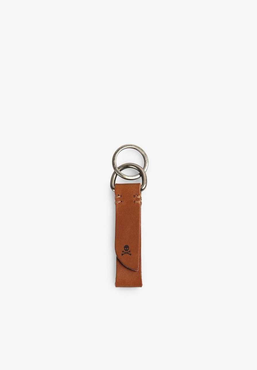 Scalpers Double Buckle Leather Keychain | Keychains