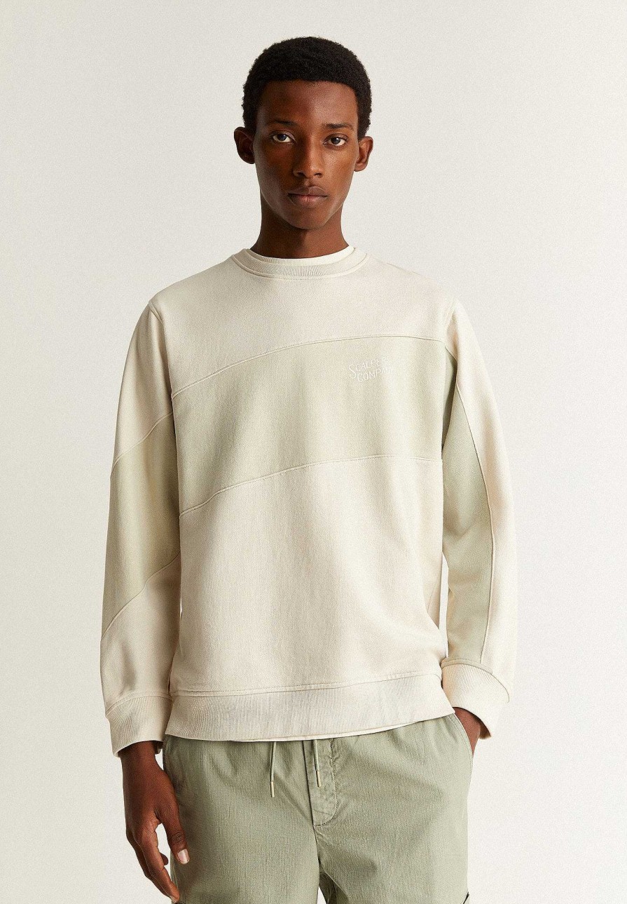 Scalpers Contrast Block Detail Sweatshirt | Sweatshirts