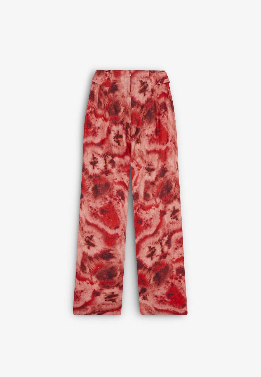 Scalpers Tie Dye Linen Culotte Pants | Pants