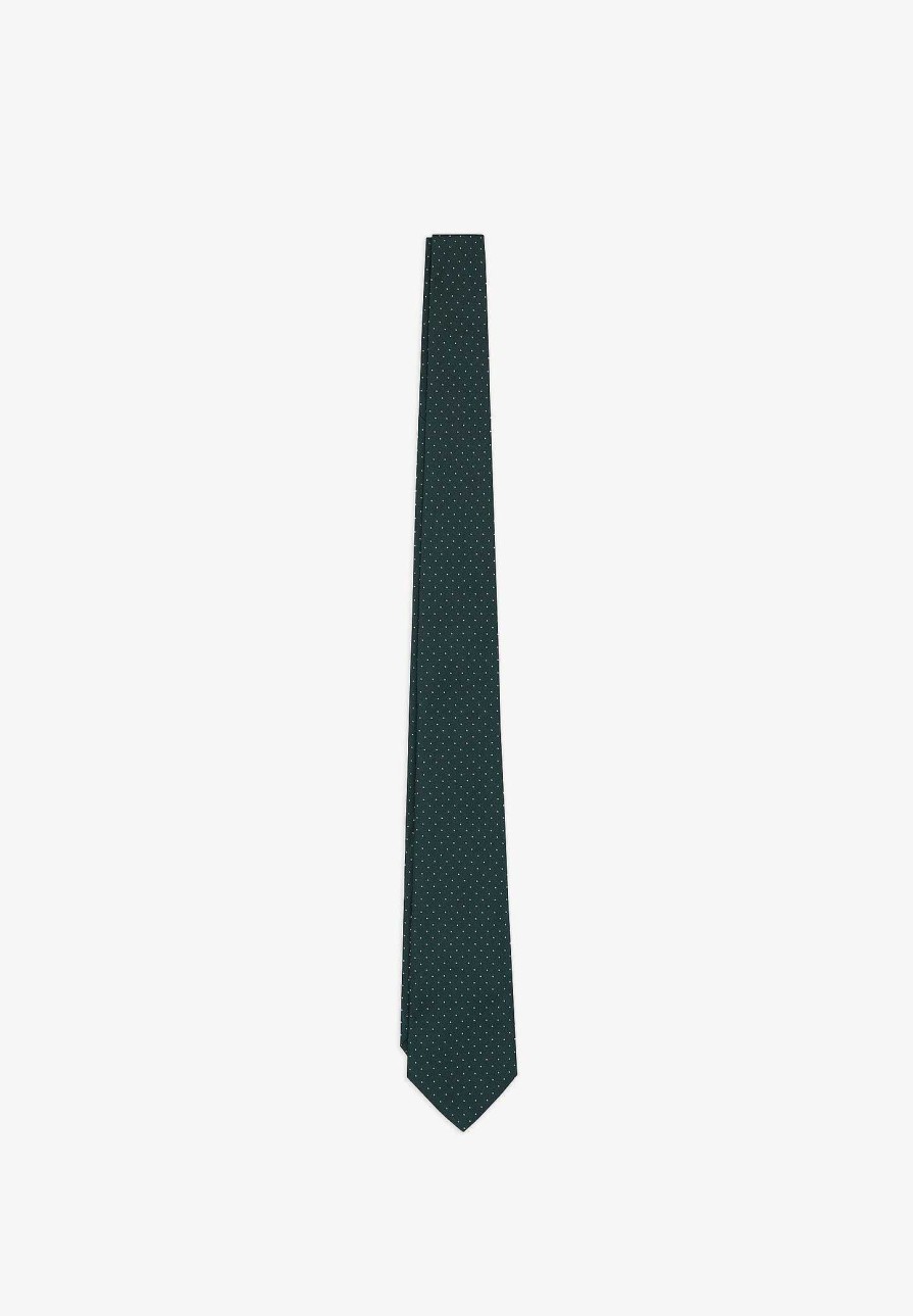 Scalpers Silk Tie 7 Folds Dots | Ties