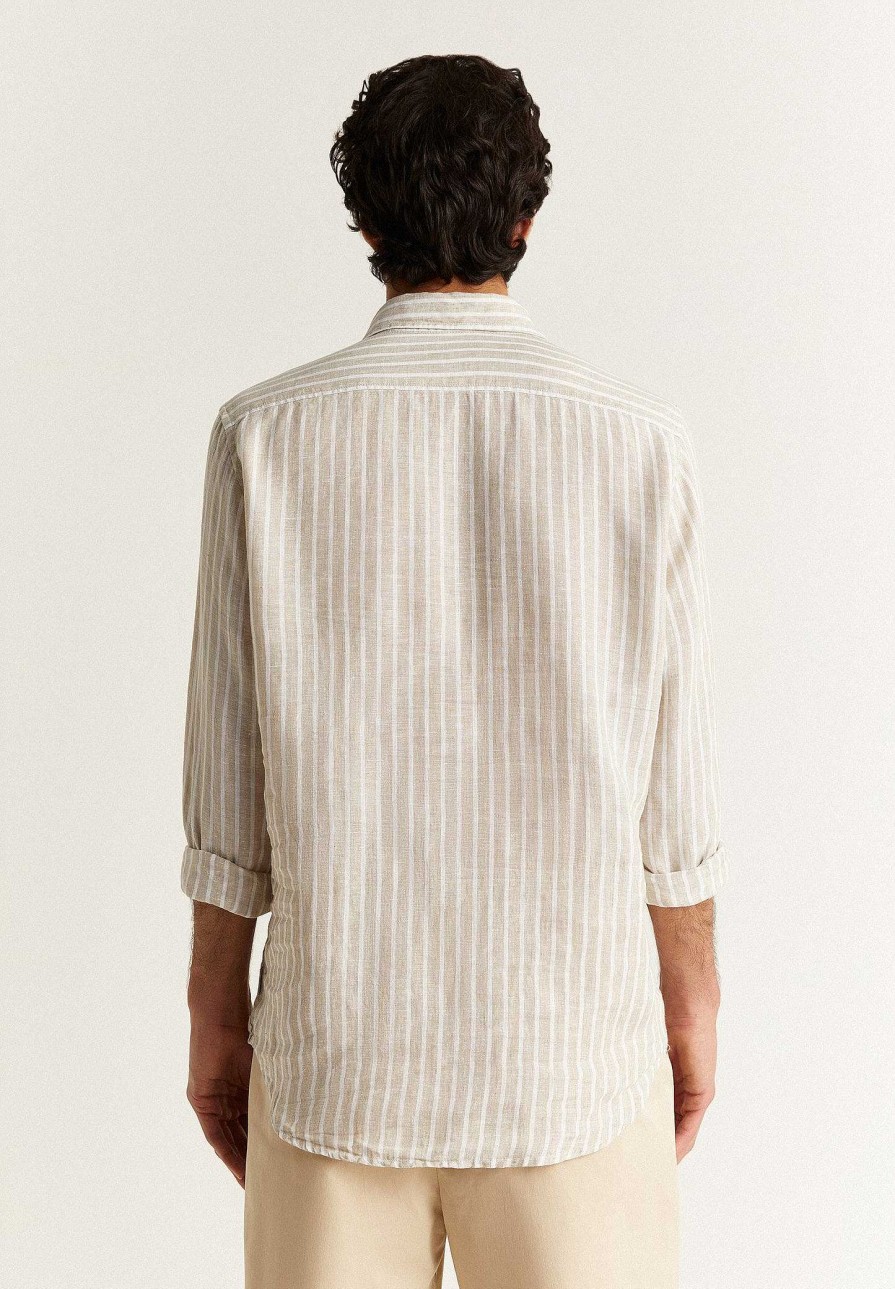 Scalpers Striped Linen Shirt | Casual