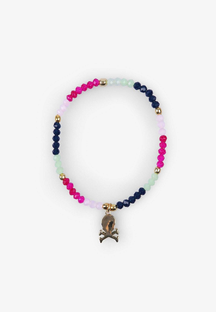 Scalpers Skull Beads Bracelet | Imitation Jewelry