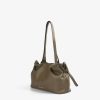 Scalpers Leather Bag With Gathered Detail | Fur