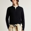 Scalpers Zipper Polo Sweater | Sweaters And Cardigans