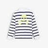 Scalpers Striped Sweatshirt With Zipper Detail | Sweatshirts