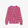 Scalpers Openwork Waves Knitted Sweater | Sweaters And Cardigans