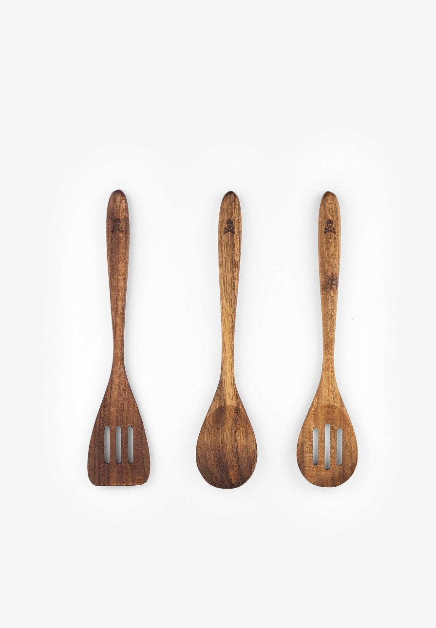 Scalpers Skull Wooden Utensils Pack | Storage And Utensils