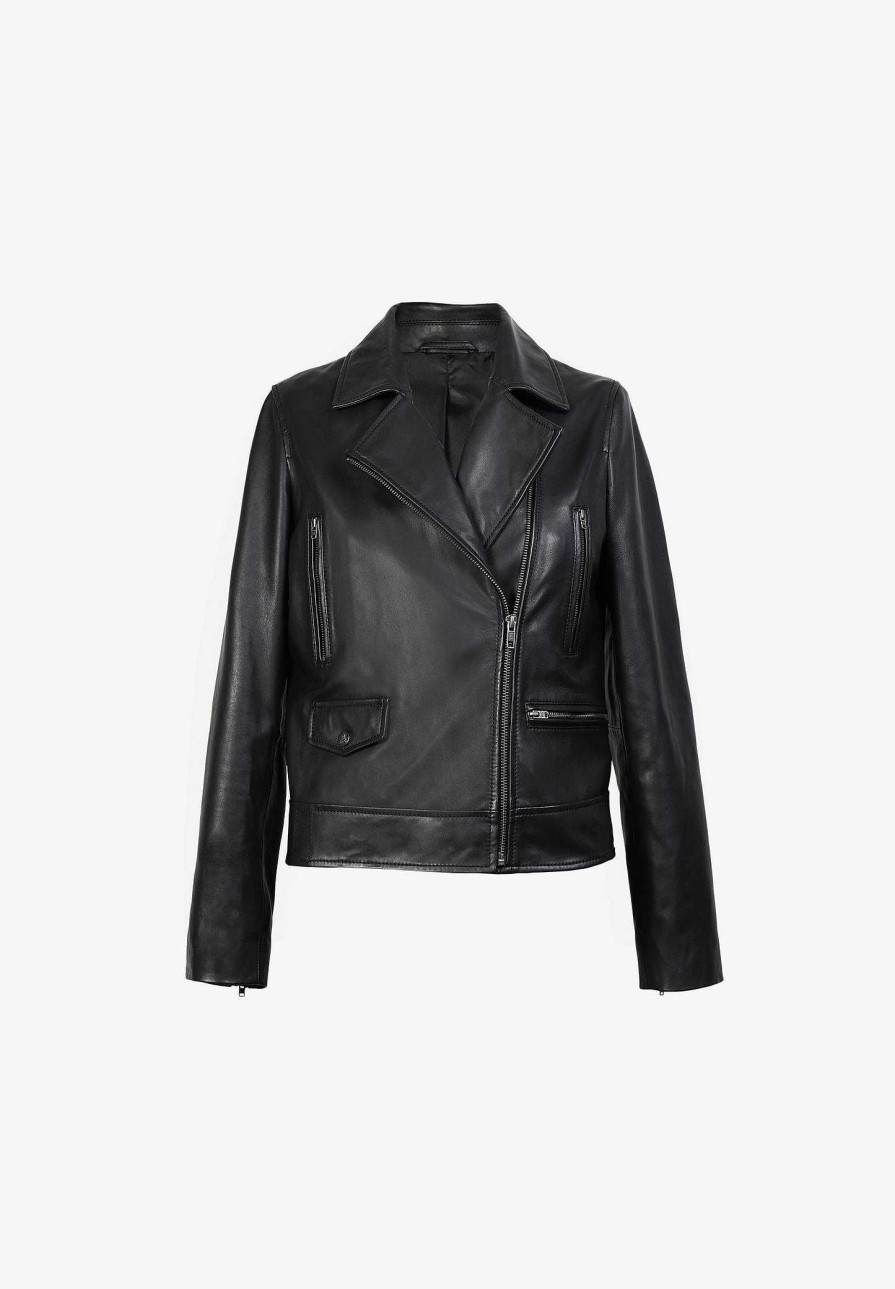 Scalpers Leather Biker Jacket | Jackets And Trench