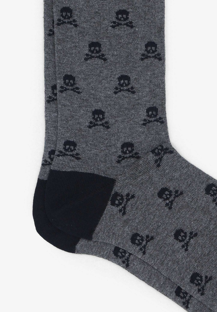 Scalpers Skull Print Socks | Socks