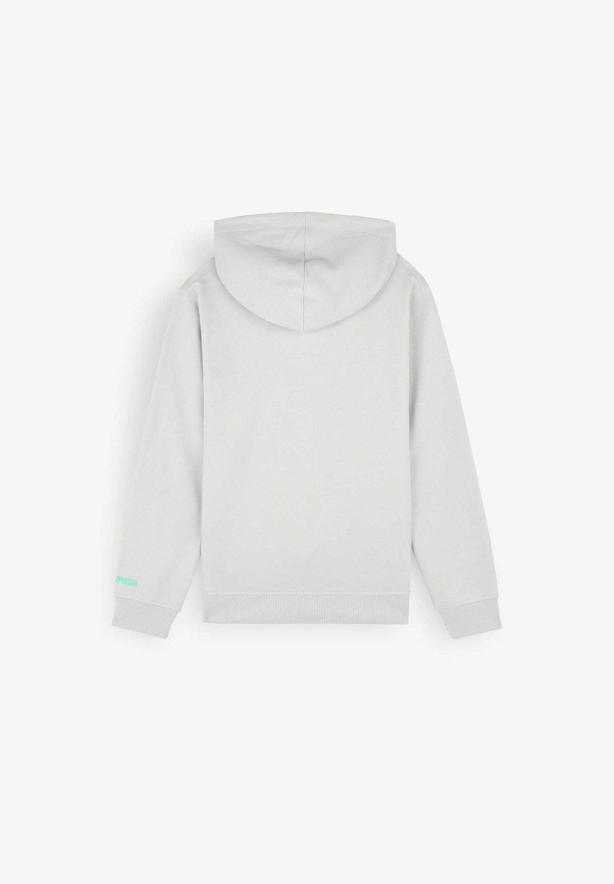 Scalpers Hooded Sweatshirt With Decorative Laces | Sweatshirts