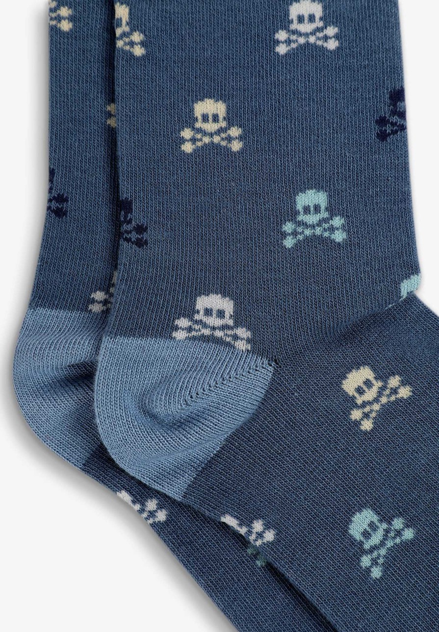 Scalpers Multicolor Skull Socks All Over | Socks