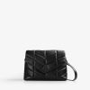 Scalpers Quilted Leather Shoulder Bag | Fur